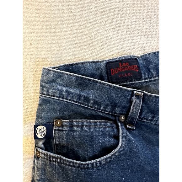 Vintage Y2K Lee Dungarees Flare Jeans | Size 6/7 - Picture 2 of 4